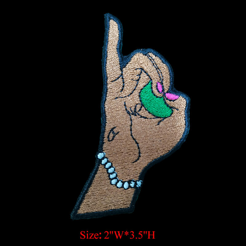 New arrival custom design 3d iron on chenille patches