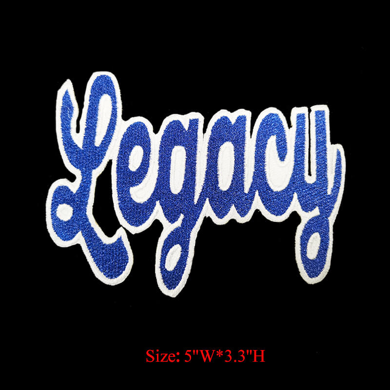 legacy embroidery patches low minimum with factory price