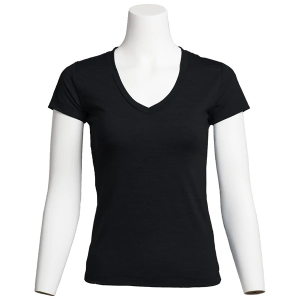 Women's V-Neck T-shirt for sale Black