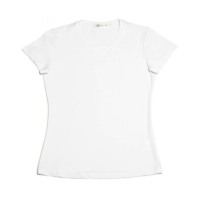 Wholesale Women Ribbed crew neck t-shirts