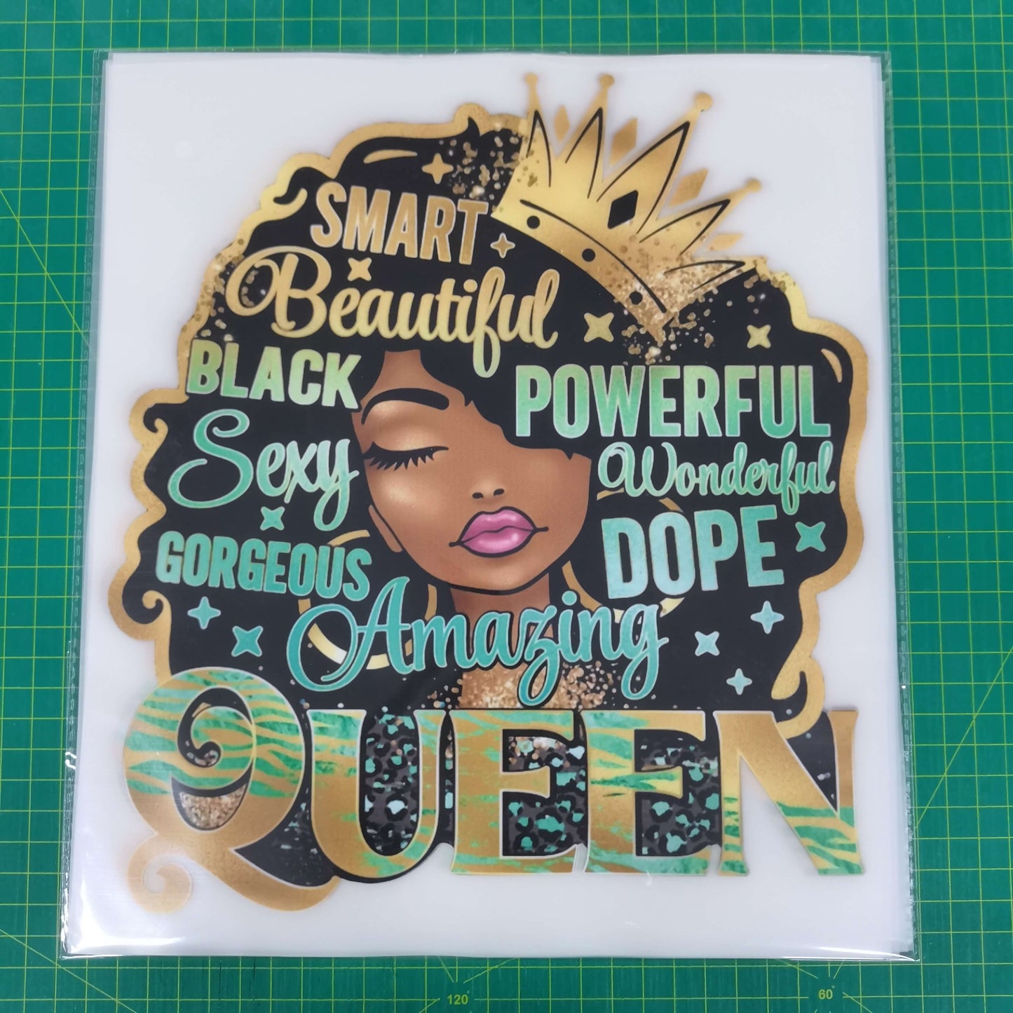 Black queen She Got Mad Hustle Vinyl Transfer