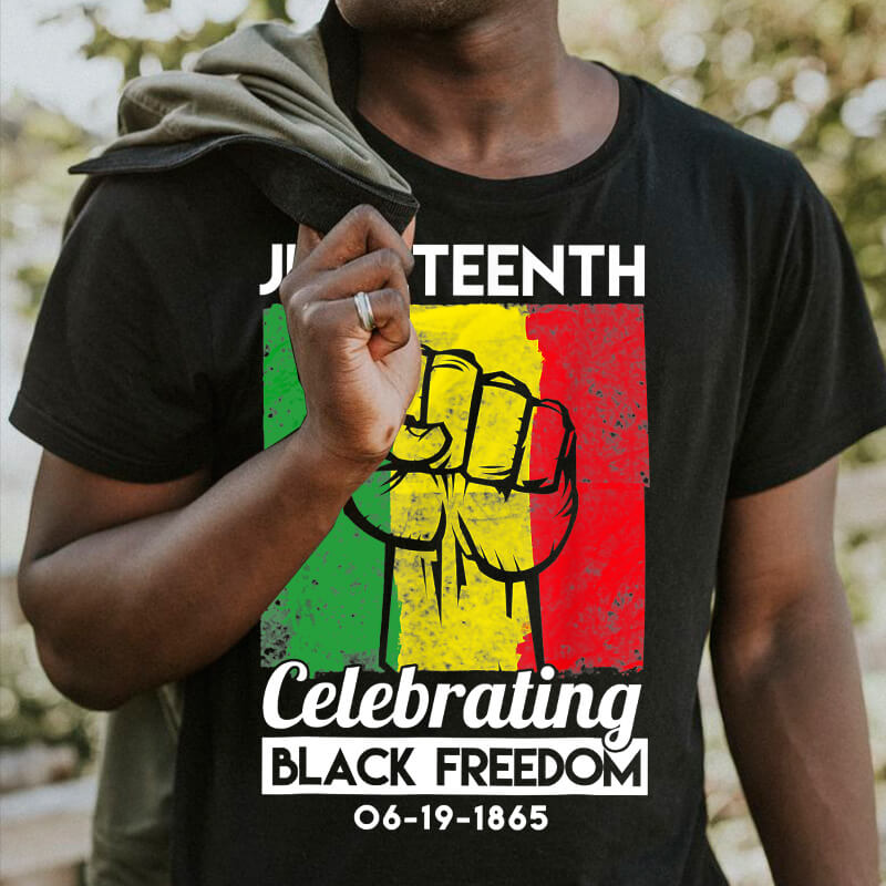 2022 Hot sale Juneteenth 1865 heat transfer