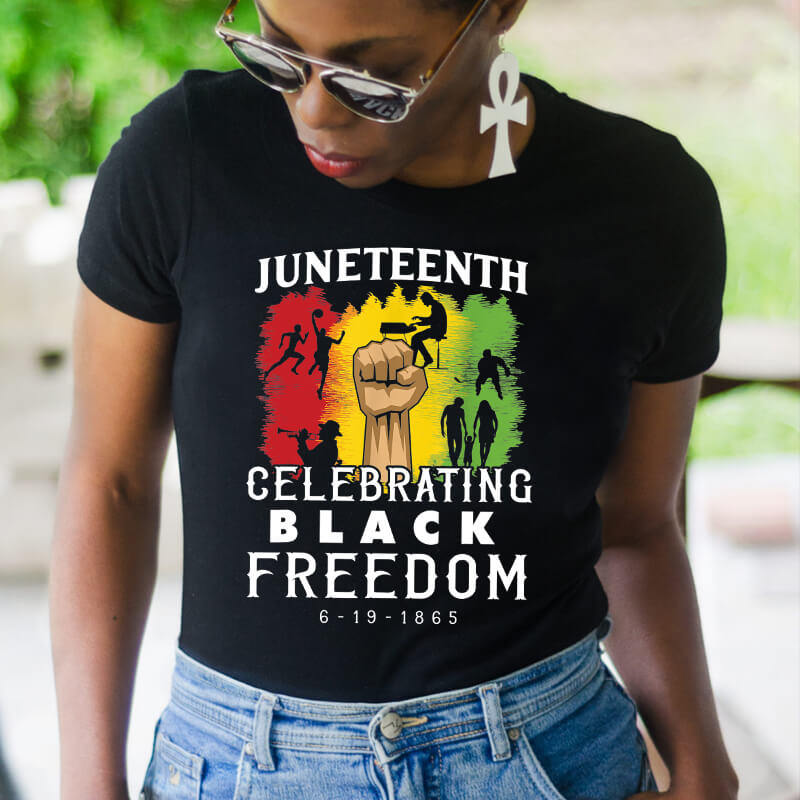 2022 Hot sale Juneteenth 1865 heat transfer