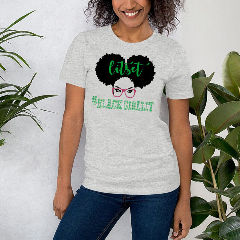 Hotfix Black Girl Magic Heat Transfer Printing