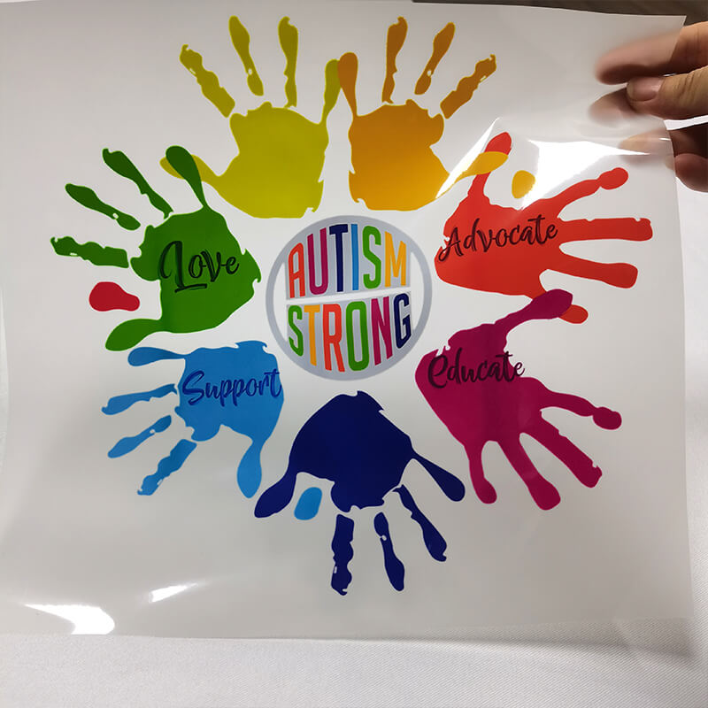 Autism Awareness heat press Transfers Ready To Ship In Stock