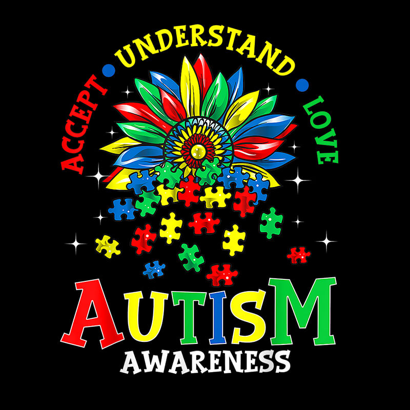 Autism Awareness heat press Transfers Ready To Ship In Stock