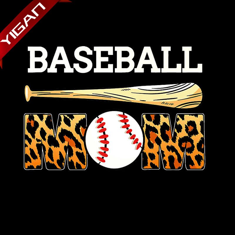 Custom Baseball Bat Heat Transfer Printed Iron on Leporad