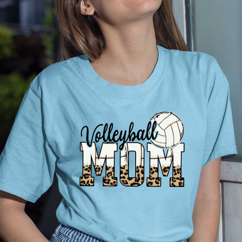 Wholesale Printed Sports Mom PU Heat Transfers For T shirts