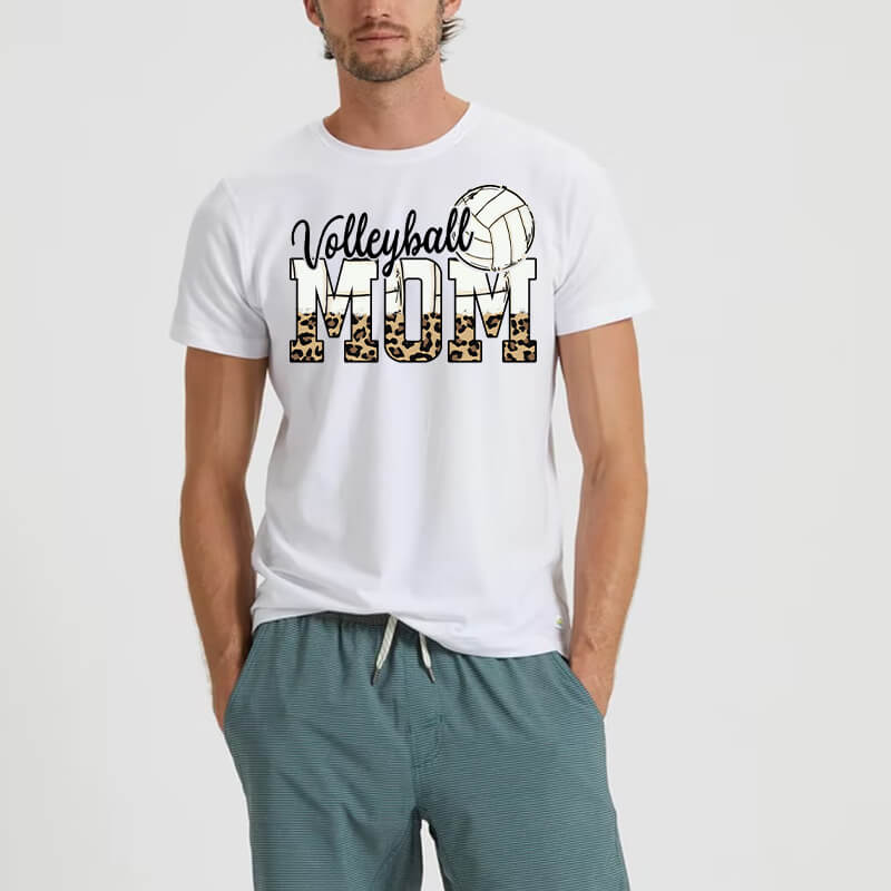 Wholesale Printed Sports Mom PU Heat Transfers For T shirts