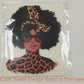 Birthday Queen Printing Vinyl Transfer Iron on Afro Queen