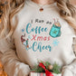 X-Mas Cheer Mockup of a young woman wearing a Sweatshirt