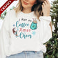 X-Mas Cheer Mockup of a young woman wearing a Sweatshirt