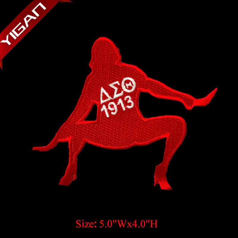 New arrival custom design 3d iron on chenille patches