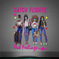 Catch Flights not Feelings Black Afro Girl Vinyl Heat Transfers