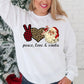 X-mas Themed  Mockup of a Women wearing a Sweatshirt