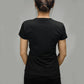 Wholesale Women Ribbed  crew neck t-shirts