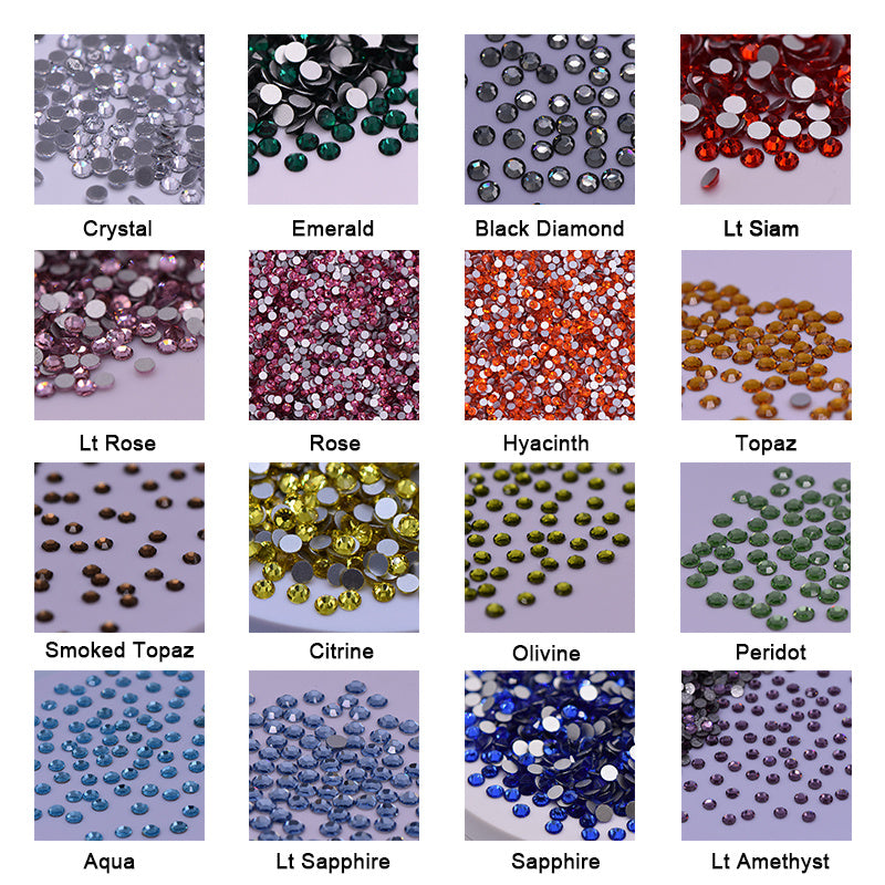 Custom Design Wholesale Bling Sheet DMC Flatback HotFix Iron On Rhinestone Transfer