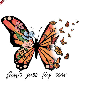 Wholesale Butterfly heat transfer printing for clothing