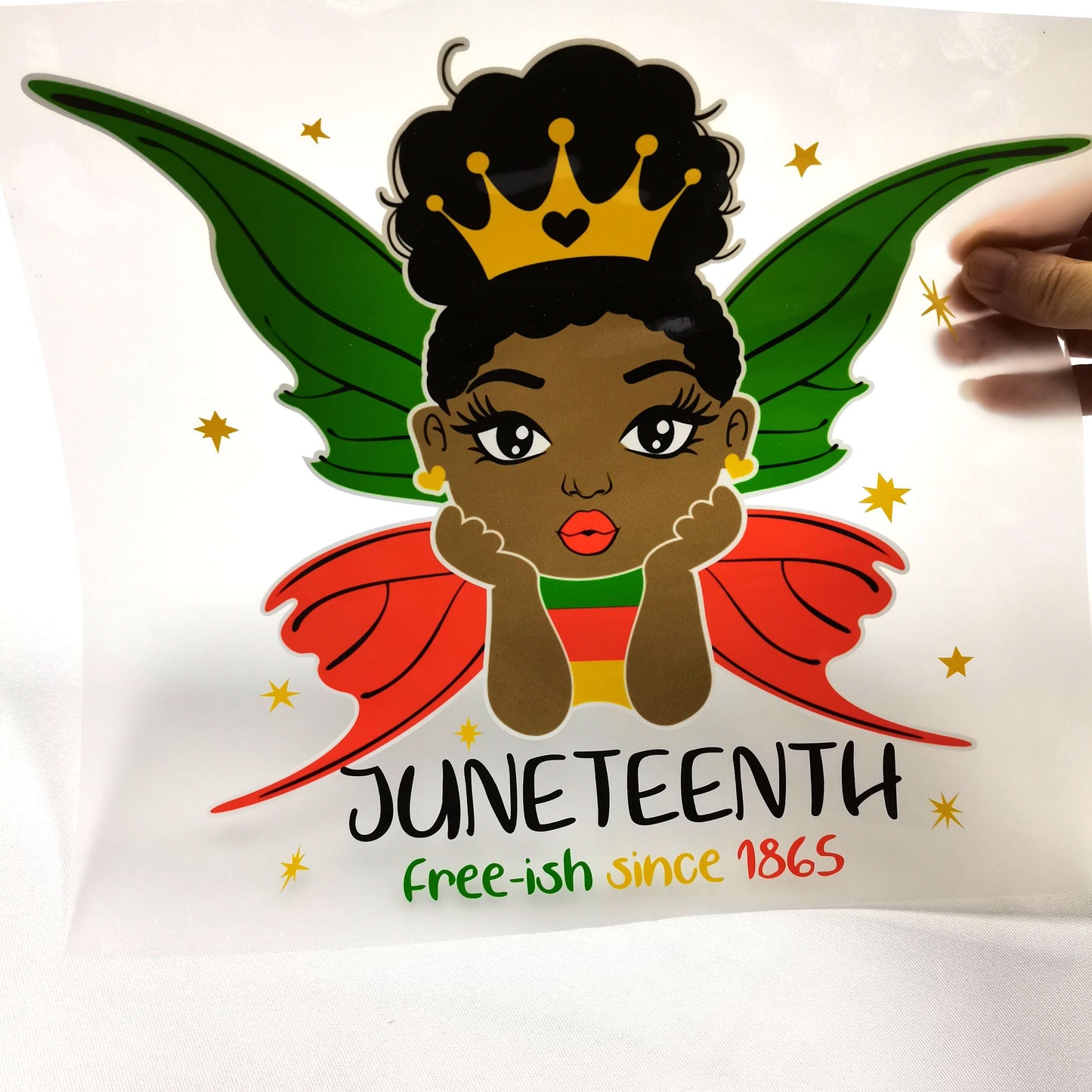 New arrival ready to ship custom logo print Juneteenth