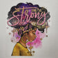 Customized High-quality Live like a queen  Print Heat Transfer PU Vinyl
