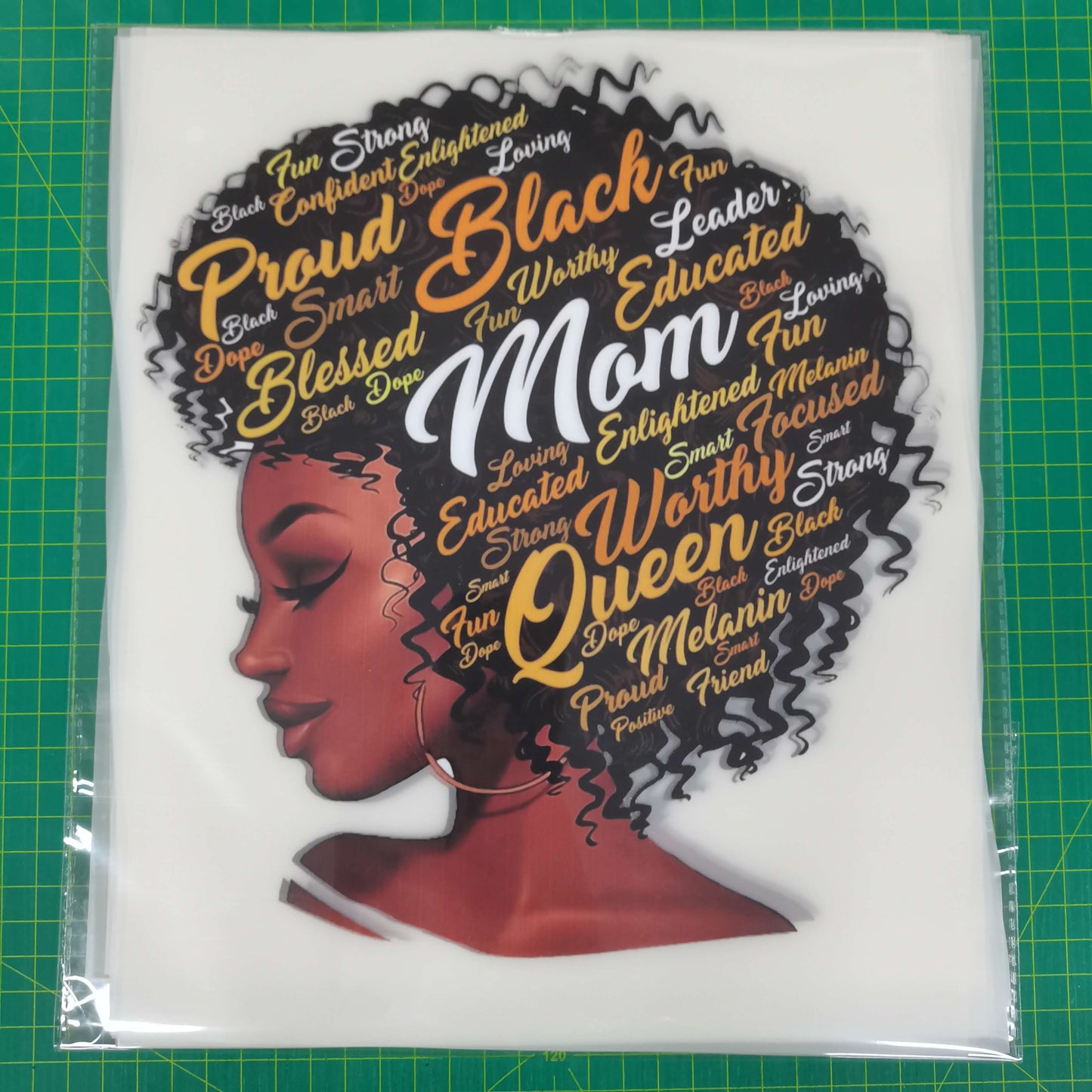 Black queen She Got Mad Hustle Vinyl Transfer