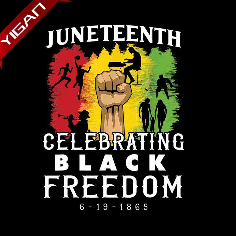 2022 Hot sale Juneteenth 1865 heat transfer