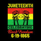 2022 Hot sale Juneteenth 1865 heat transfer
