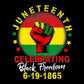 2022 Hot sale Juneteenth 1865 heat transfer