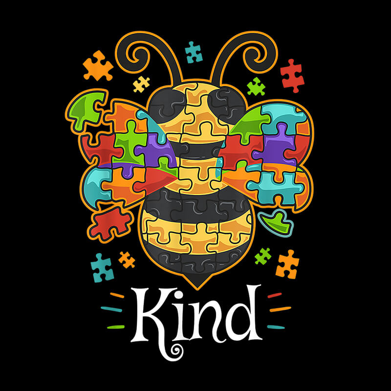 Custom Heat Transfer printing Be Kind  Design For T-shirt