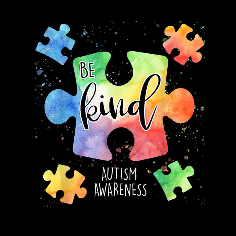 Autism Awareness heat press Transfers Ready To Ship In Stock