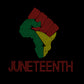 Factory Custom Juneteenth crystal rhinestone transfer motif design for tshirts
