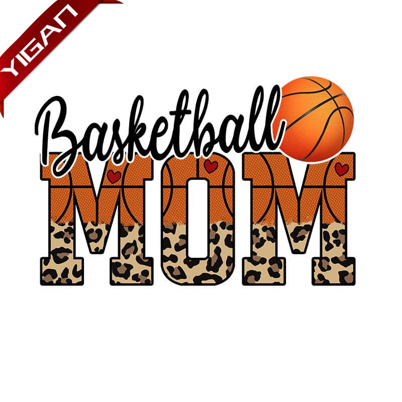 Wholesale Printed Basketball mom Vinyl film transfers