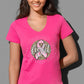 Best Sale Pink Ribbon Designs for Lady Shirts