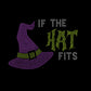 Wholesale Halloween Party Witch Hat Scary Rhinestone Iron On Transfer Hotfix Bling