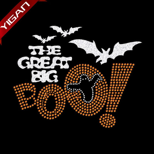 Wholesale High Quality Halloween Boo with Glittering