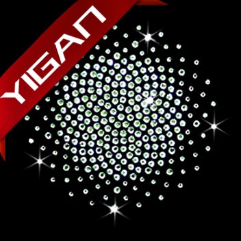 Custom Design Wholesale Bling Sheet DMC Flatback HotFix Iron On Rhinestone Transfer